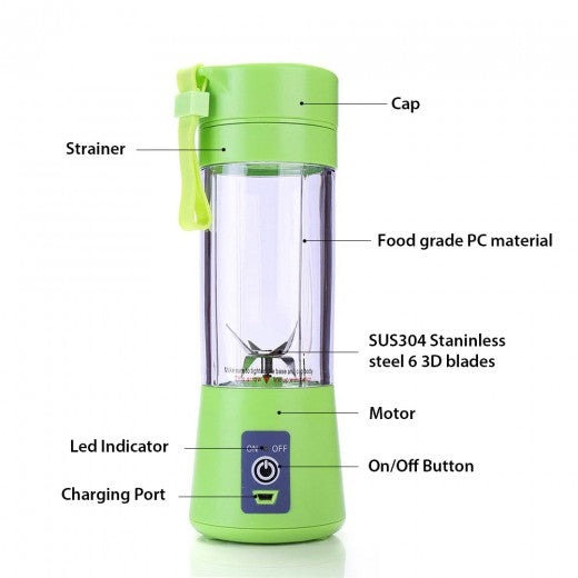 USB Rechargeable Portable Juice Blender