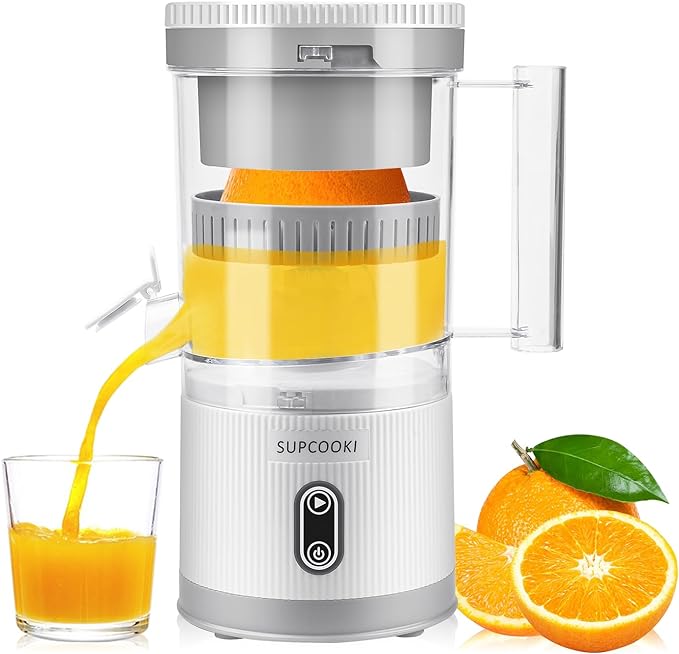 Compact Electric Citrus Juicer – USB Rechargeable