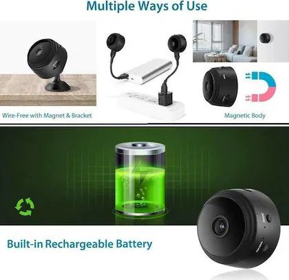 SmartEye Mini WiFi Security Camera – 1080p HD