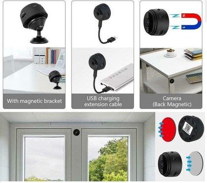 SmartEye Mini WiFi Security Camera – 1080p HD