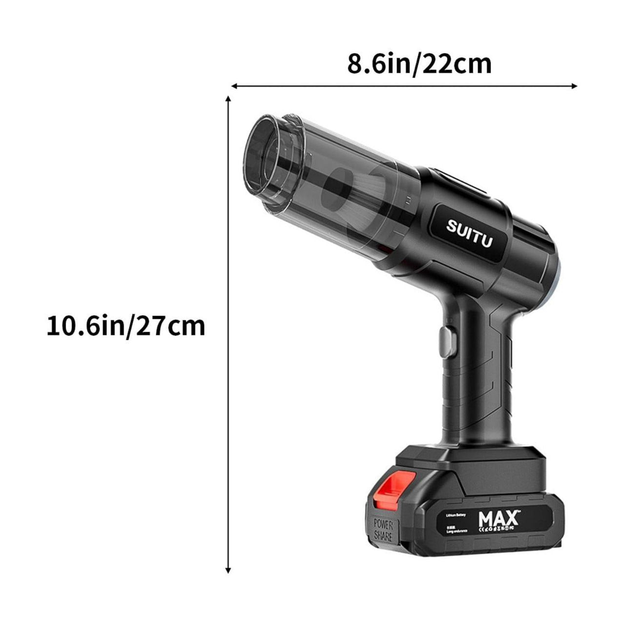 3-in-1 High Power Wireless Vacuum Cleaner – 18000PA