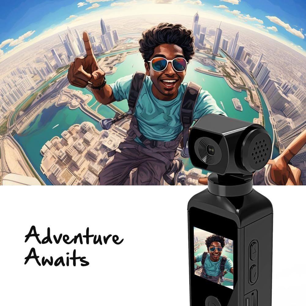 Ultra HD Pocket Action Camera – 270° Rotatable
