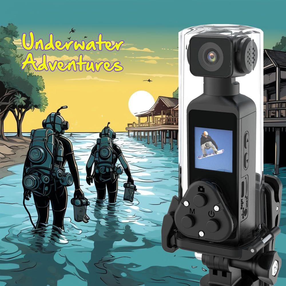 Ultra HD Pocket Action Camera – 270° Rotatable