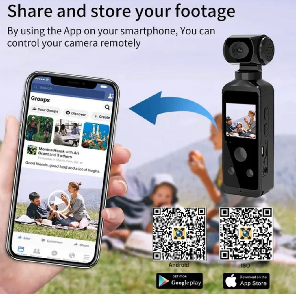 Ultra HD Pocket Action Camera – 270° Rotatable
