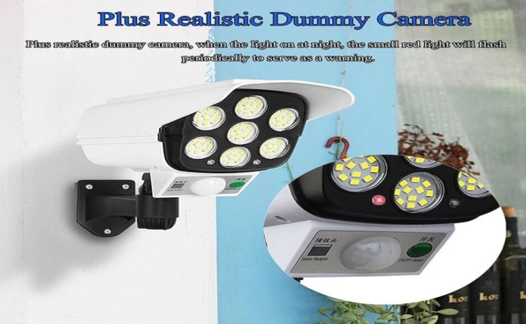 Solar Garden Spotlight with Remote & Motion Sensor