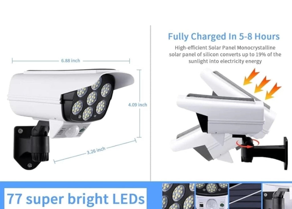 Solar Garden Spotlight with Remote & Motion Sensor
