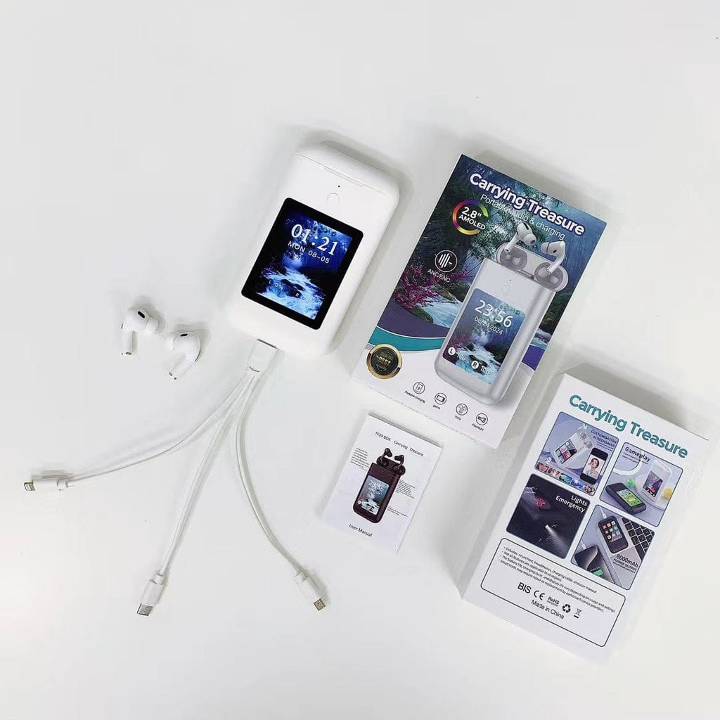 TF20 Multipurpose Power Bank with AirPods & Display
