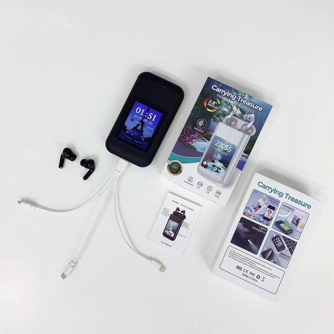 TF20 Multipurpose Power Bank with AirPods & Display