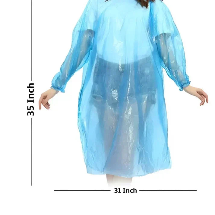 Unisex Emergency Pocket Raincoat – Waterproof Rain Card (Pack of 5)