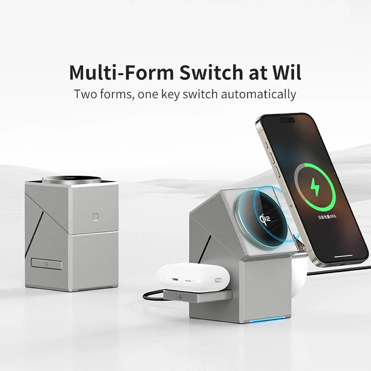 Multi-Form 3-in-1 Magnetic Wireless Charging Station