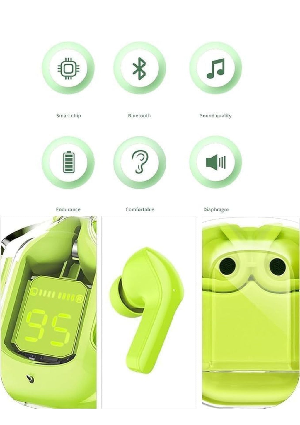 NKL UltraPods Bluetooth Earbuds with Smart Touch