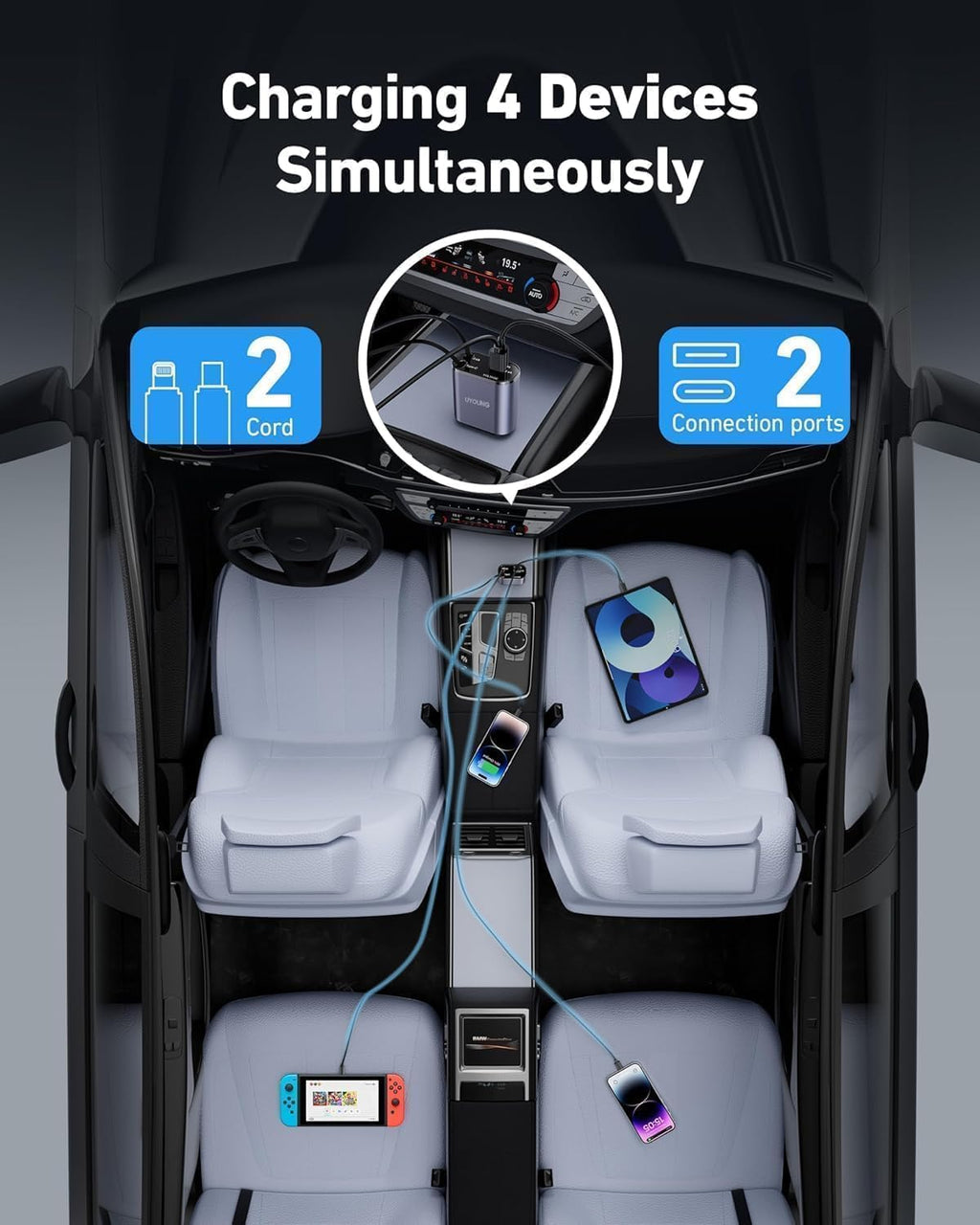 120W Fast Car Charger (2025 New Version)