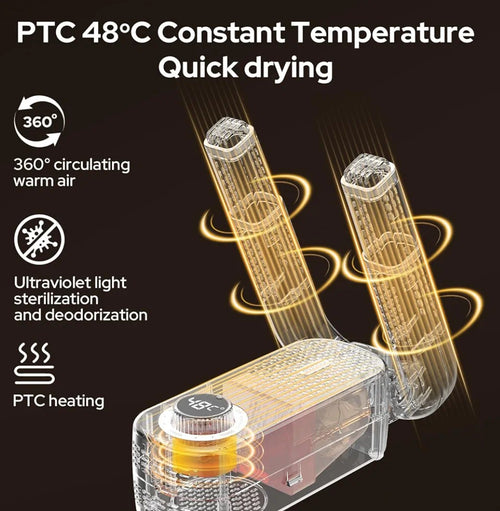 360°Portable Electric Shoe Dryer