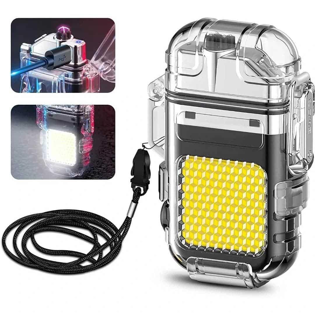 3-in-1 Rechargeable Plasma Lighter