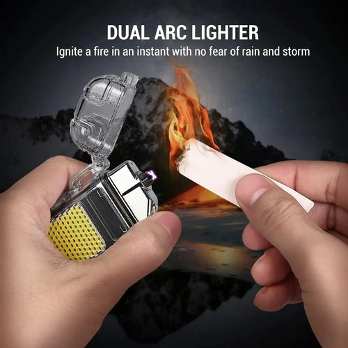 3-in-1 Rechargeable Plasma Lighter